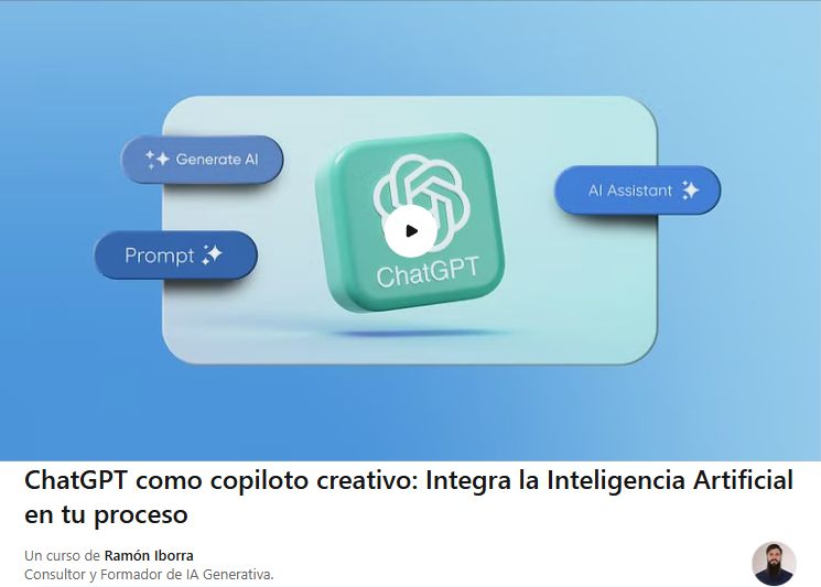 ChatGPT como copiloto creativo: Integra la Inteligencia Artificial en tu proceso