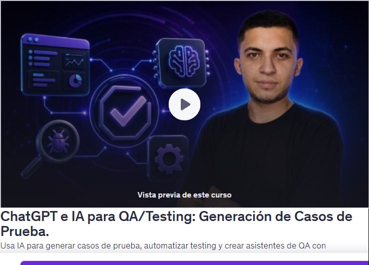 ChatGPT e IA para QA/Testing: Generación de Casos de Prueba