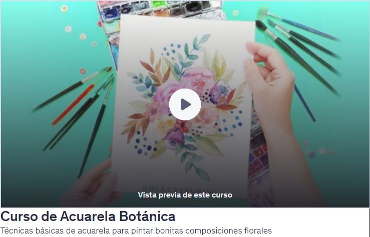 Curso de Acuarela Botánica