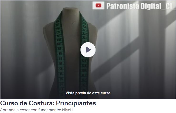 Curso de Costura: Principiantes