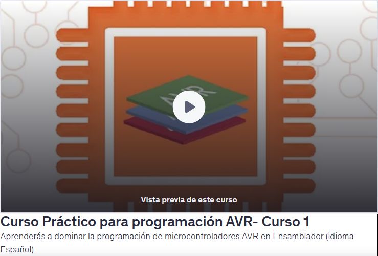 Curso Práctico para programación AVR- Curso 1