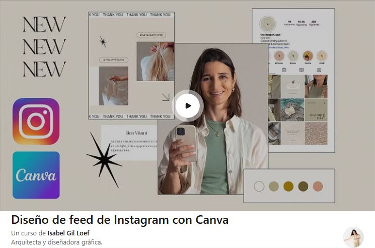 Diseño de feed de Instagram con Canva