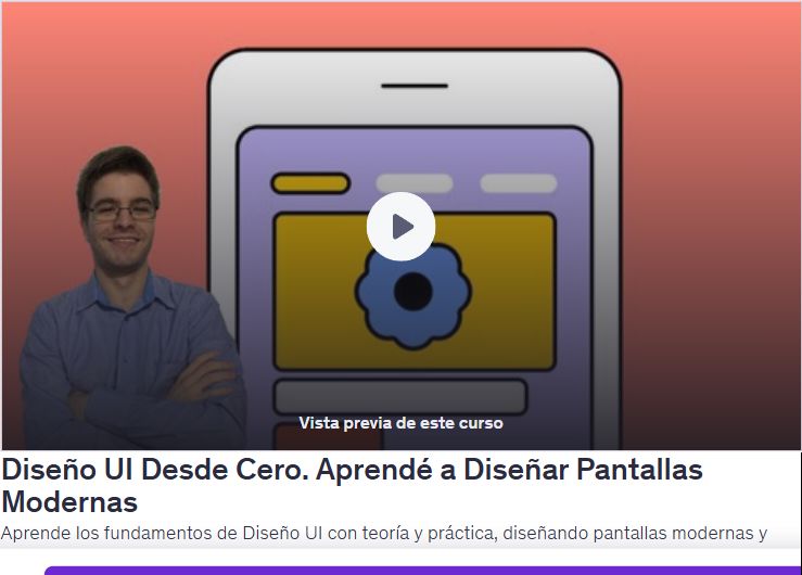 Diseño UI Desde Cero. Aprendé a Diseñar Pantallas Modernas