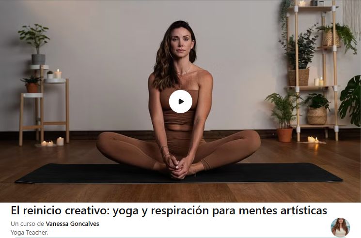 El reinicio creativo: yoga y respiración para mentes artísticas