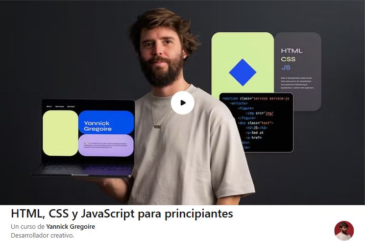 HTML, CSS y JavaScript para principiantes