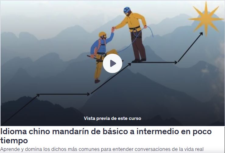 Idioma chino mandarín de básico a intermedio en poco tiempo