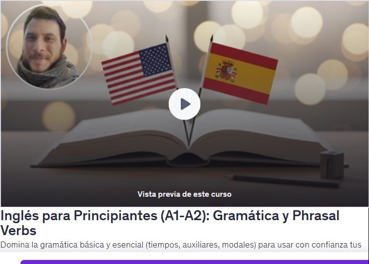 Inglés para Principiantes (A1-A2): Gramática y Phrasal Verbs