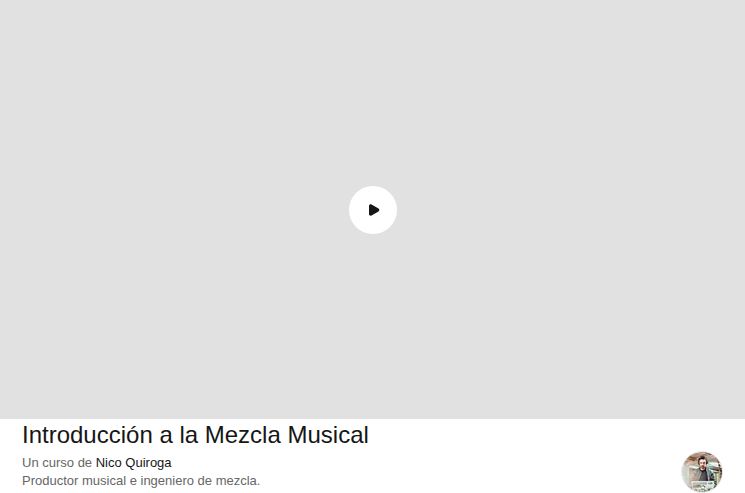 Introducción a la Mezcla Musical