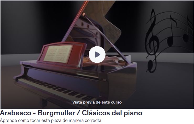 Arabesco - Burgmuller / Clásicos del piano