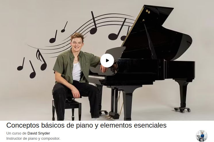 Conceptos básicos de piano y elementos esenciales