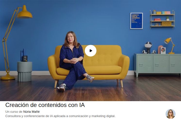 Creación de contenidos con IA