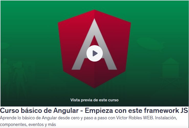 Curso básico de Angular - Empieza con este framework JS