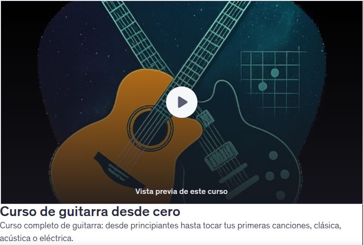 Curso de guitarra desde cero
