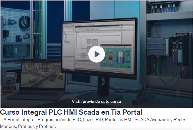 Curso Integral PLC HMI Scada en Tia Portal