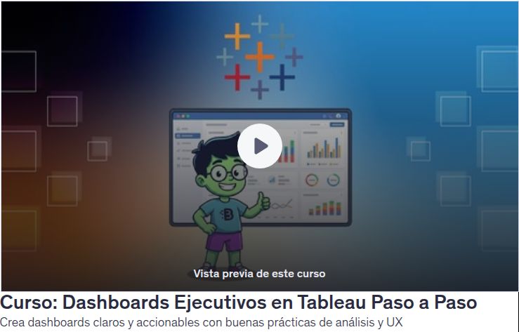 Dashboards Ejecutivos en Tableau Paso a Paso