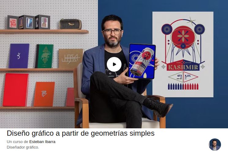 Diseño gráfico a partir de geometrías simples