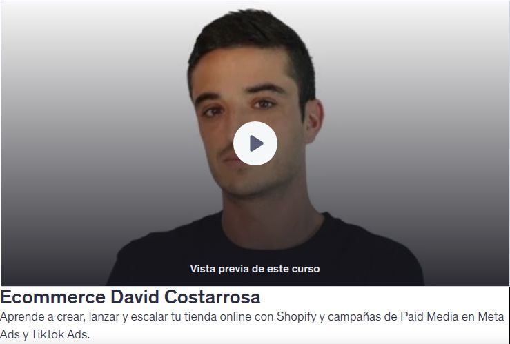Ecommerce David Costarrosa