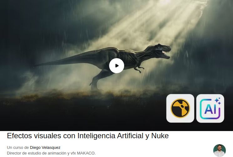 Efectos visuales con Inteligencia Artificial y Nuke