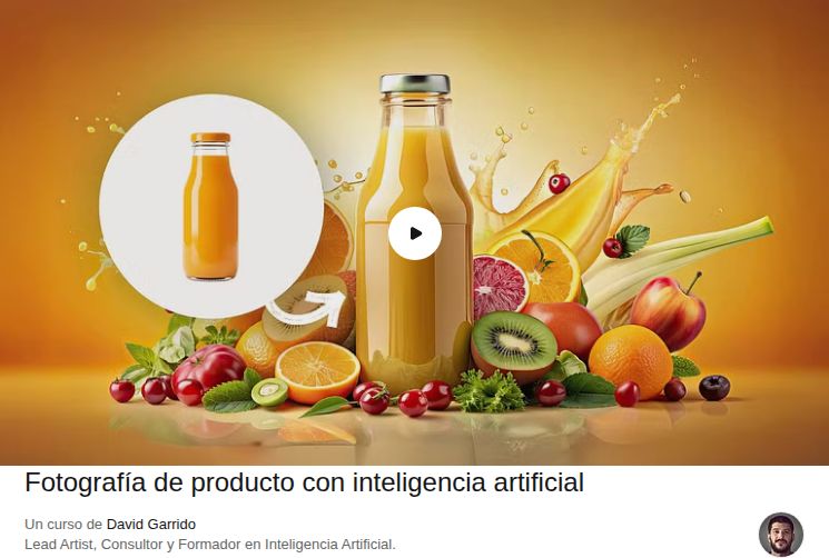 Fotografía de producto con inteligencia artificial