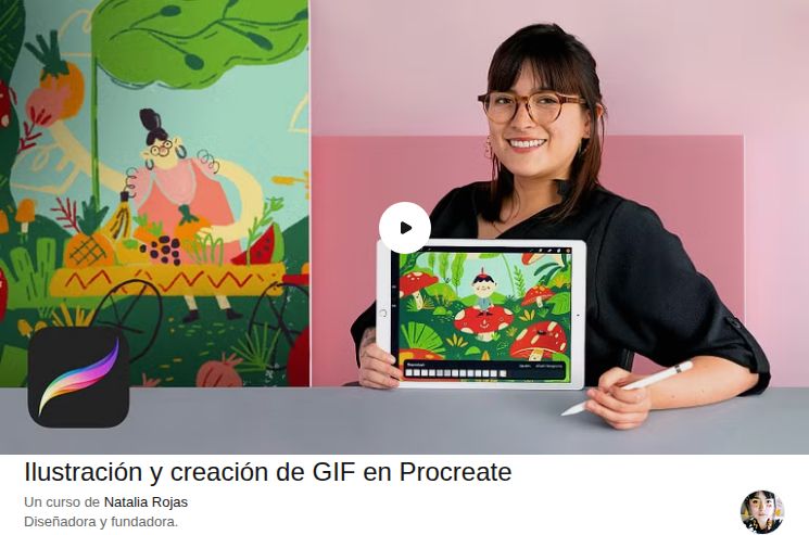 Ilustración y creación de GIF en Procreate