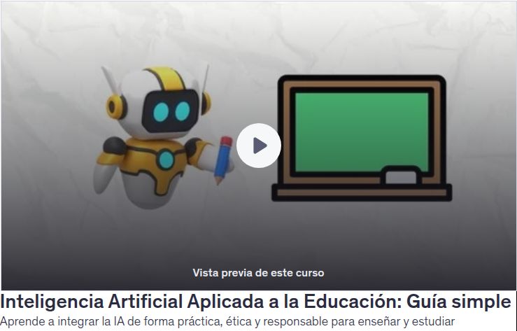Inteligencia Artificial Aplicada a la Educación: Guía simple