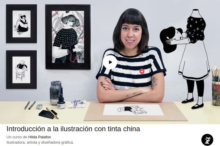 Introducción a la ilustración con tinta china