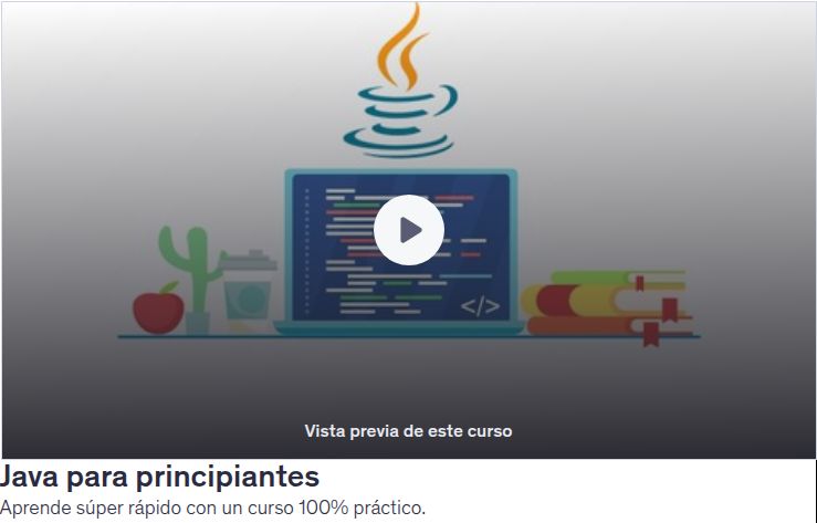 Java para principiantes - Aprende súper rápido con un curso 100% práctico