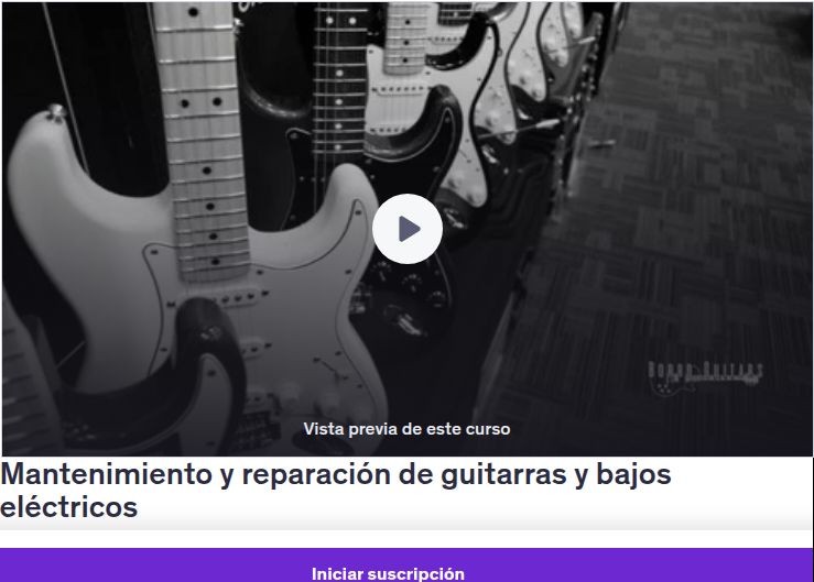 Mantenimiento y reparación de guitarras y bajos eléctricos