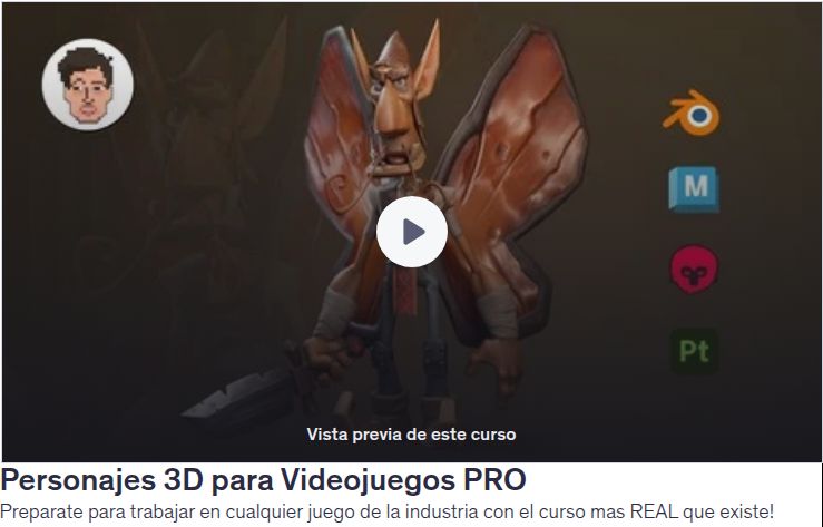Personajes 3D para Videojuegos PRO