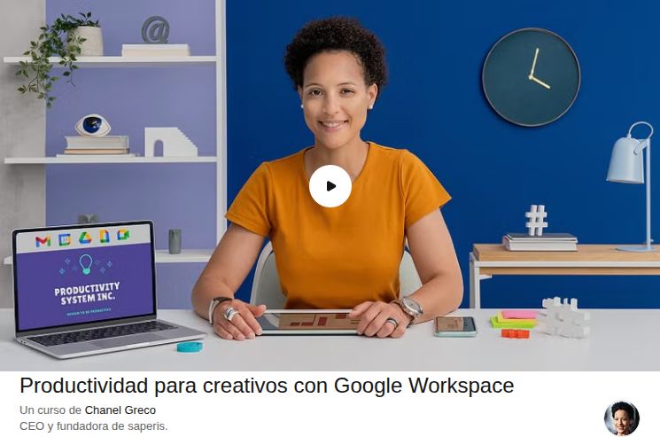 Productividad para creativos con Google Workspace