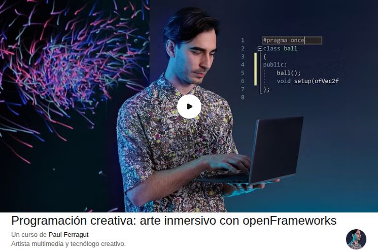 Programación creativa: arte inmersivo con openFrameworks