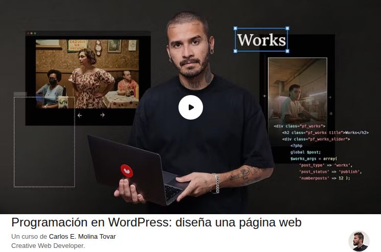 Programación en WordPress: diseña una página web