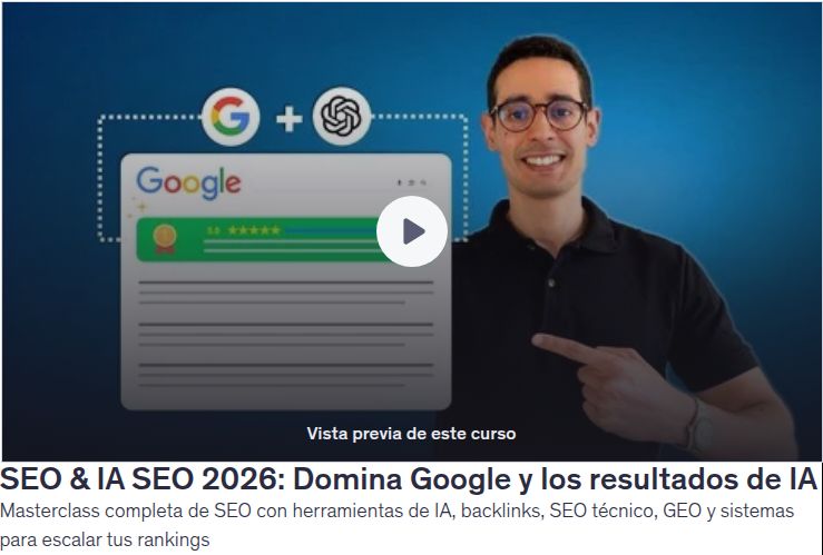 SEO & IA SEO 2026: Domina Google y los resultados de IA