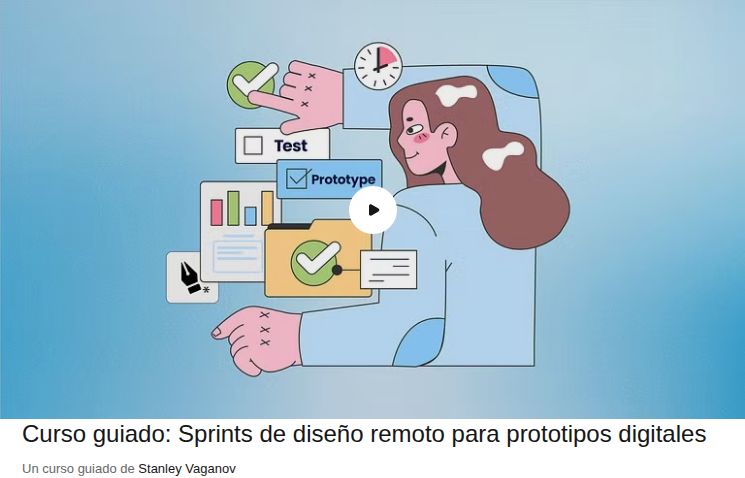 Sprints de diseño remoto para prototipos digitales