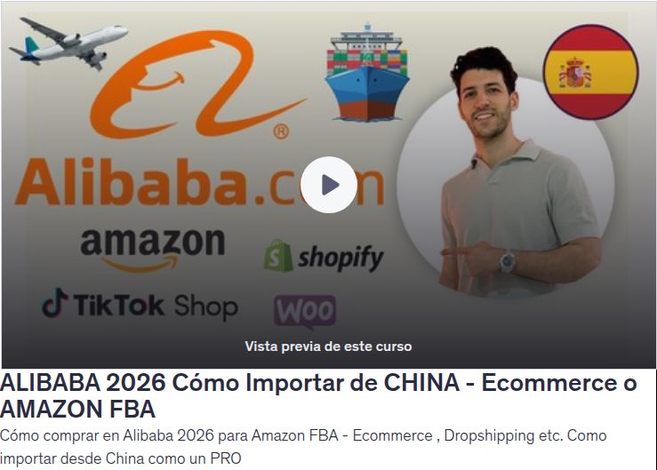 ALIBABA 2026 Cómo Importar de CHINA - Ecommerce o AMAZON FBA