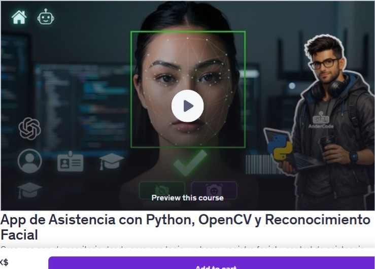 App de Asistencia con Python, OpenCV y Reconocimiento Facial