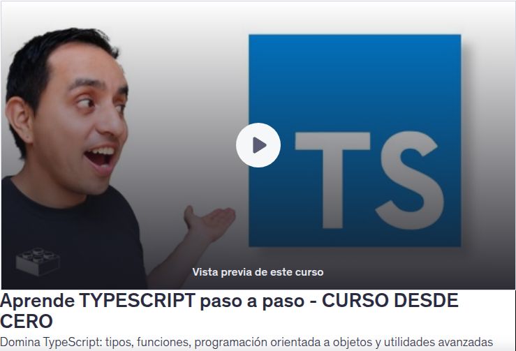 Aprende TYPESCRIPT paso a paso - CURSO DESDE CERO