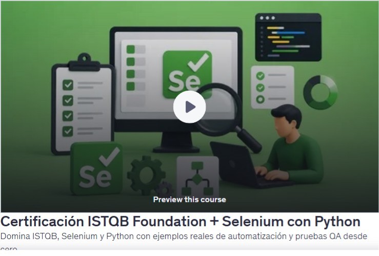 Certificación ISTQB Foundation + Selenium con Python
