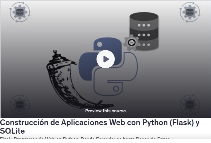 Construcción de Aplicaciones Web con Python (Flask) y SQLite