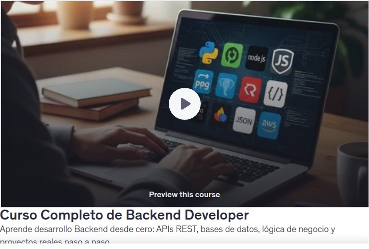 Curso Completo de Backend Developer