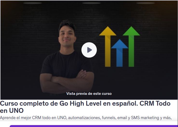 Curso completo de Go High Level en español