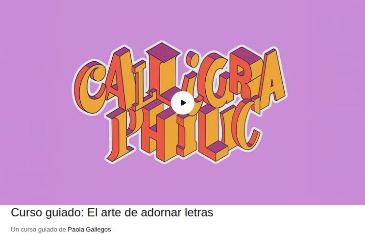 El arte de adornar letras