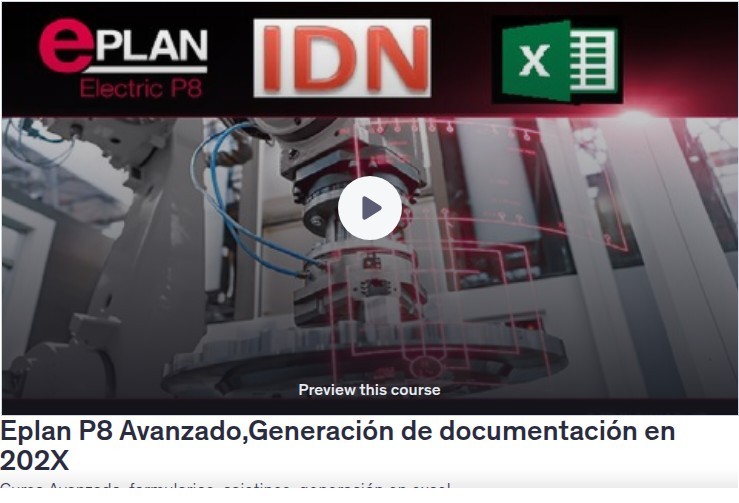 Eplan P8 Avanzado, Generación de documentación en 202X