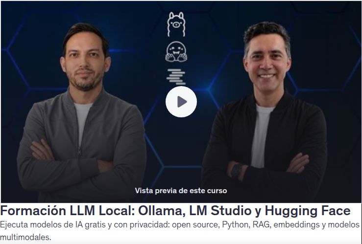 Formación LLM Local: Ollama, LM Studio y Hugging Face
