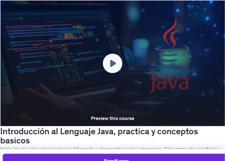 Introducción al Lenguaje Java, practica y conceptos basicos