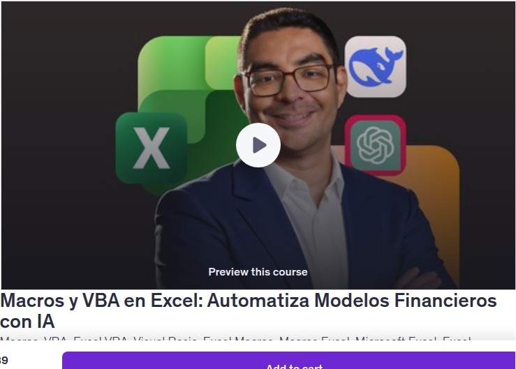 Macros y VBA en Excel: Automatiza Modelos Financieros con IA