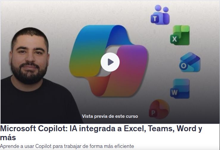 Microsoft Copilot: IA integrada a Excel, Teams, Word y más