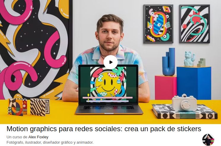Motion graphics para redes sociales: crea un pack de stickers