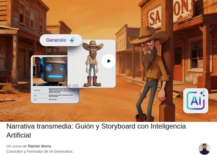 Narrativa transmedia: Guión y Storyboard con Inteligencia Artificial