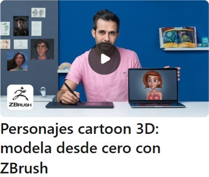 Personajes cartoon 3D: modela desde cero con ZBrush